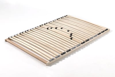 Lattenbodem Supra 140x200cm Met 26 Latten, Vaste Constructie - Emob - Lattenbodems - Bruin - Hout