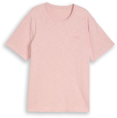 Tom Tailor - Plus Size - T-shirt in gemêleerde look - Maat 2XL - Twinkle Pink