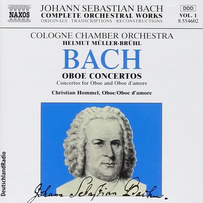 Cologne Chamber Orchestra, Helmut Müller-Brühl - J.S. Bach: Oboe Concertos (CD)