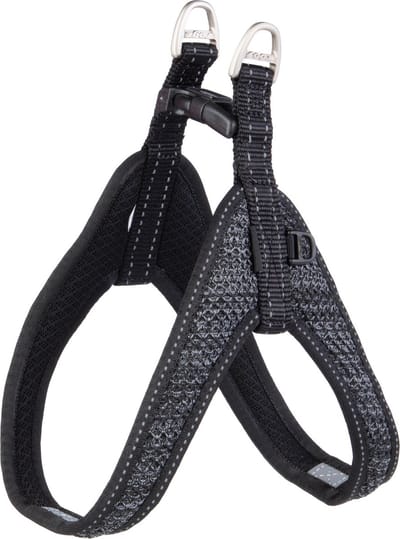 Rogz Utility Fast Fit Tuig Zwart - Hondenharnas - 52 cm