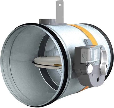 Ronde brandklep 125 mm handbediend CR60+MFUS