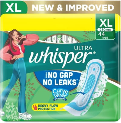 Extra Lange Ultra Schone Maandverband met Vleugels - 44 Stuks