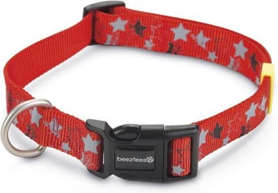 Nylon halsband Stars 20-30cm
