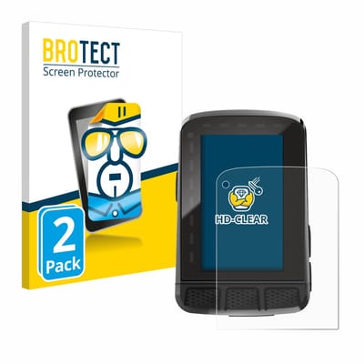 BROTECT - Screenprotector voor Wahoo Elemnt Roam V2 GPS - Folie Beschermfolie transparant 2 Stuks