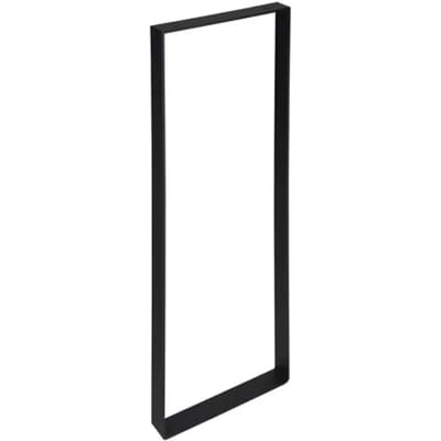 Duraline Tafelpoot Plat Staal Mat Zwart 4x30x80cm