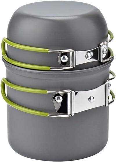Aluminium Kookset voor Kamperen en Wandelen