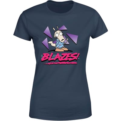 Rockos Modern Life Blazes! Women's T-Shirt - Donker Blauw - XS
