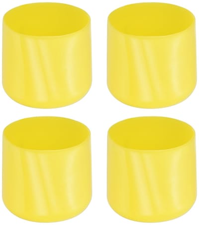 Dailygoods- Eindkappen Rubberen Beschermkap - 4 Pack - 45 mm Binnenste Diameter - Roestpreventie - Stofisolatie - Slijtvast Materiaal