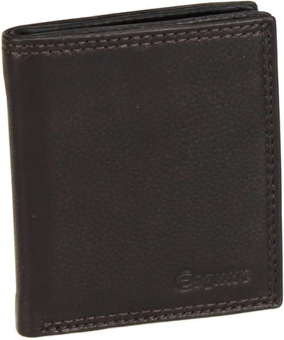 Esquire Duo Portemonnee Leder 8,5 cm - Jongens - Staand formaat - brown