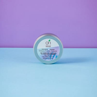 onYOU Natuurlijk Masker voor krullend haar - met Biologische Lijnzaadolie en Castorolie voor gedefinieerde krullen - anti-pluizen effect - hydrateert en geeft elasticiteit - 150 ml - Officina Naturae