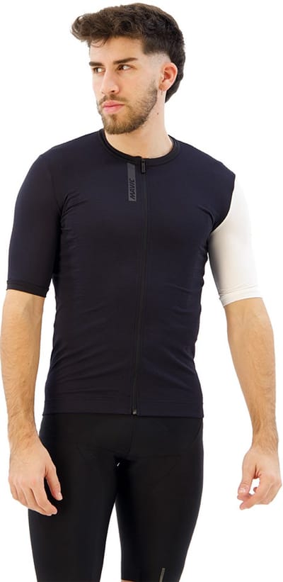Mavic Essential Korte Mouw Wielertrui Zwart M Man