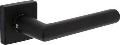 Intersteel Deurkruk Broome op rozet 50x50x10 mm aluminium zwart