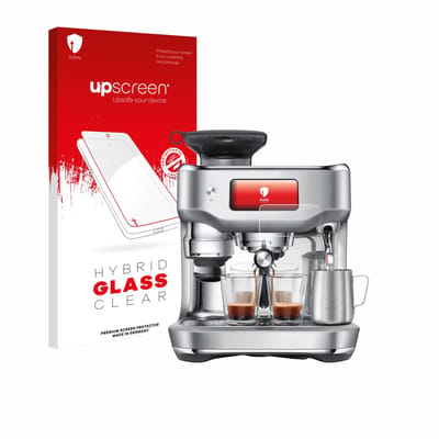 upscreen - Screenprotector voor Sage the Oracle Dual Boiler - Folie Beschermfolie Beschermglas transparant