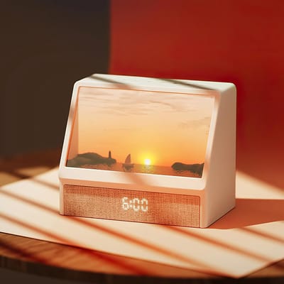 Licht Wekker Wake Up Light- Digitale Wekker met Lamp - Slaaphulp met USB Aansluiting - Interieur