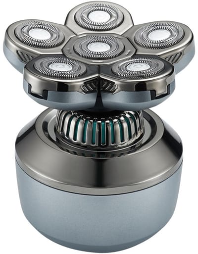 6D elektrische trimmer IPX8 waterdicht, oplaadbare magnetische tondeuse met LED-display voor kale mannen