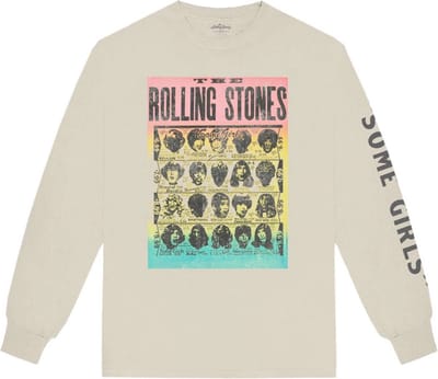 The Rolling Stones - Some Girls Longsleeve shirt - S - Creme