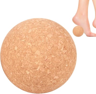 Massagbal van Kurk voor Yoga, Triggerpoint en Rugmassage | Diverse Maten