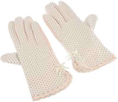 Dailygoods- Zomerse Zonbeschermhandschoenen Antislip - Ademend - Vrouwelijke Zomerhandschoenen - Duurzaam - Makkelijk te Reinigen - Handige Gebruik - Zonnehandschoenen