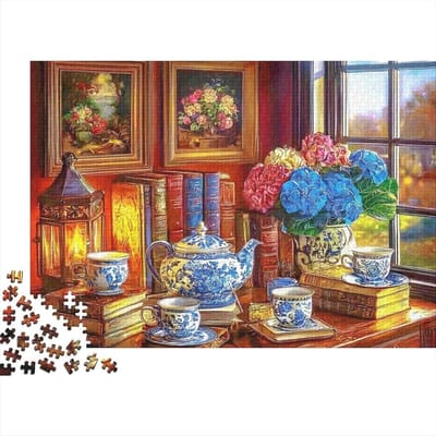 Legpuzzel 1000 stukjes - Puzzel volwassenen Ontspanningspuzzel - Vrije tijd invullen - Nauwkeurig gesneden stukjes - 52x38 cm - Stijl-3