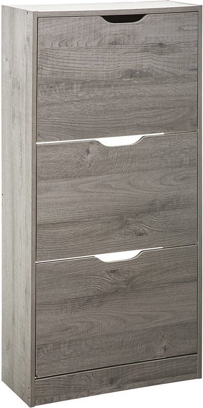 5Five Houten schoenenkast - Grijs