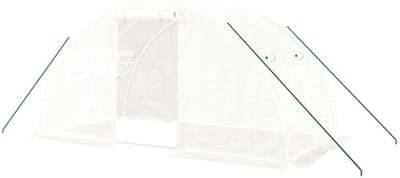 Tuinkas Staal Frame - Kas Groente Fruit - Planten Beschermen - UV-bestendig PE Doek