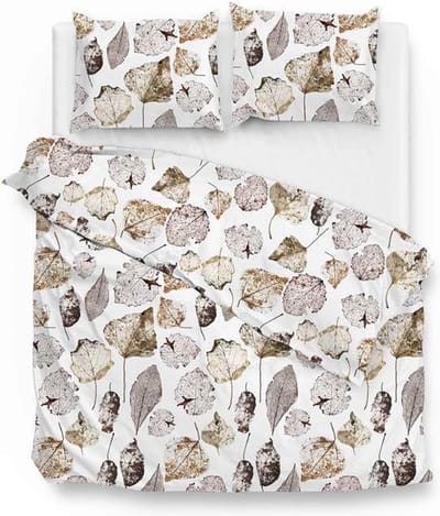 Zo! Home Miriam - Flanel - Dekbedovertrek - Lits-jumeaux - 260x200/220 cm - Natural
