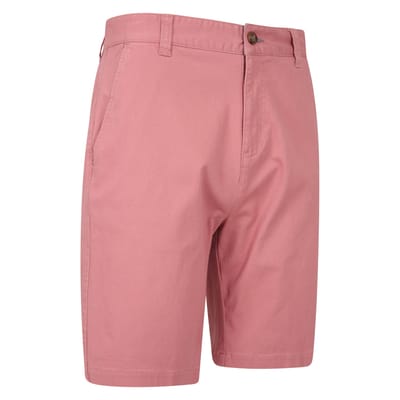 Mountain Warehouse Heren Biologische Chino Shorts (Roze)