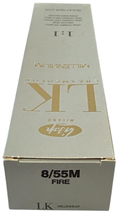 Lisap LK crÃ¨mekleur Millennium - Haarkleurkleur - 100ml kleurenselectie  - # 8/55M Fire / Feuer / incandescente