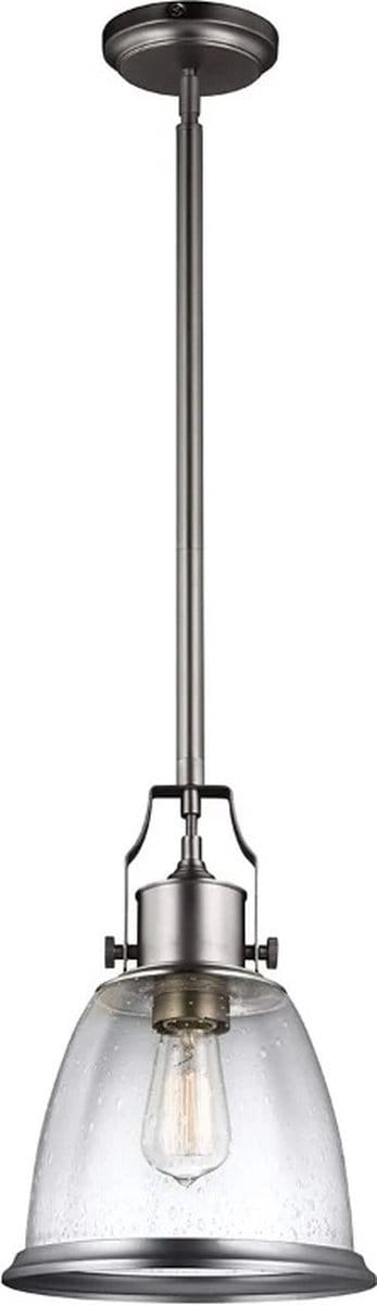 Landelijke Hanglamp - Steady Lighting - Metaal - Landelijk - E27 - L: 24cm - Voor Binnen - Woonkamer - Eetkamer - Zilver