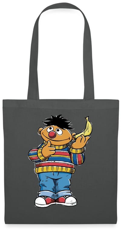 Sesamstraat Ernie Banana Telefoon Tas Van Stof Schoudertas