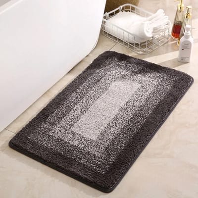Cliste Badmat - Badkamermat, Badkamer Mat, Antislip, Douchemat, Badmat, Badmatten - voor Douche en Bad - 50 x 80 cm - Grijs