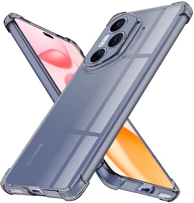 Hoesje geschikt voor HONOR 400 Pro - Techsuit Shockproof Silicone Back Cover - Zwart