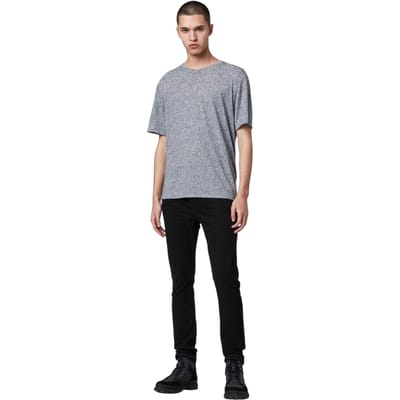AllSaints Skinny-jeans voor heren (Jet Zwart)