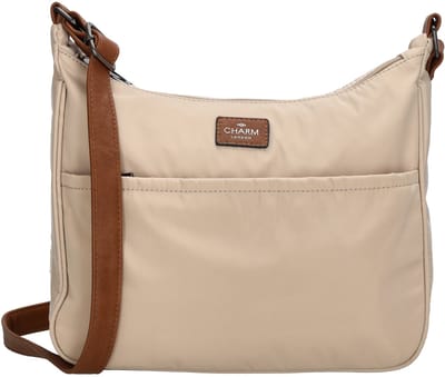 Charm London Buckingham Crossbodytas - Schoudertas - Lichtgewicht - Verstelbare Schouderband - Slimme Indeling - Praktisch - Zand