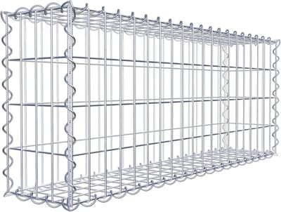Vierkante Schanskorven - Vulbare Steenkorven - Tuin Decoratie - Weerbestendige Rastermand - 100x40x20 cm