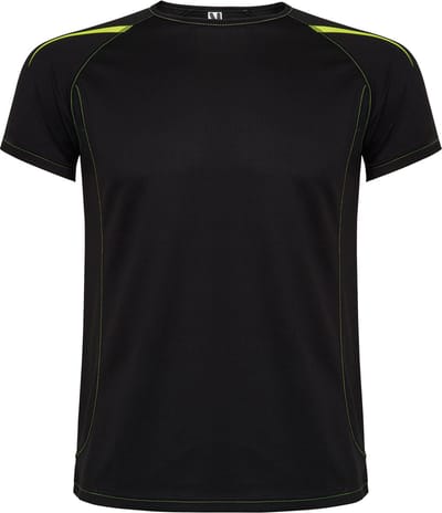 Sportshirt unisex Sepang merk Roly maat S Zwart