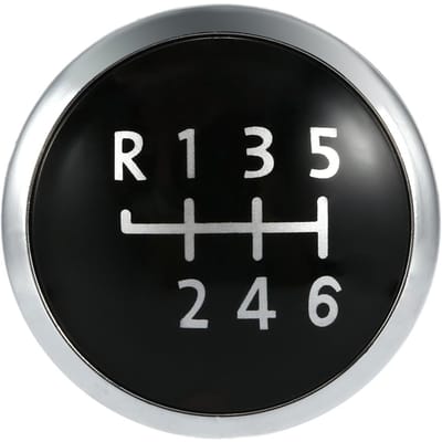 Remplacement pour VW T5 Transporter 2003-2010 6 vitesses pommeau de levier de vitesse insigne emblème capuchon bouton couvercle noir
