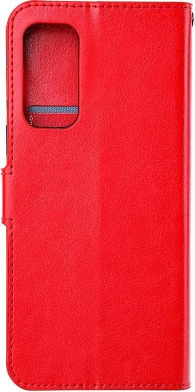 Portemonnee Book Case Hoesje + 2x Screenprotector Glas Geschikt voor: Xiaomi Mi 10T / Mi 10T Pro - Rood