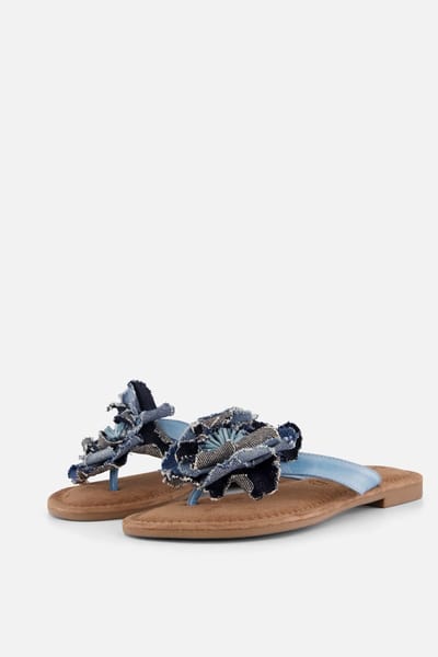 Lazamani Slippers blauw Synthetisch - Maat 39