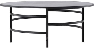 Copenhagen salontafel Ø100cm zwart.