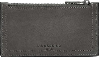 LIEBESKIND BERLIN Kaarthouder LOU 2 3D Leather New Wallet Iron Donkergrijs