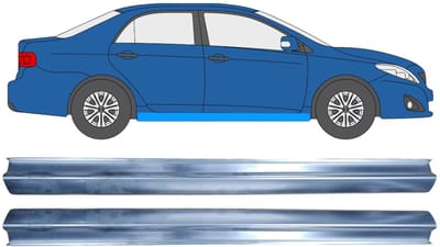 Reparatie dorpel voor Toyota Corolla E14 E15 2007-2013 / Links + Rechts / Set