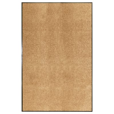 vidaXL - Deurmat - wasbaar - 120x180 - cm - crème