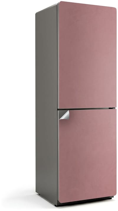 Wallfluent Koelkaststickers - Roze Koelkast Folie - 60 cm x 180 cm - Roze Koelkaststickers - Decoratieve Koelkaststicker - Stijlvolle Koelkast Stickers - Zelfklevende Koelkaststicker - Koelkast Versiering
