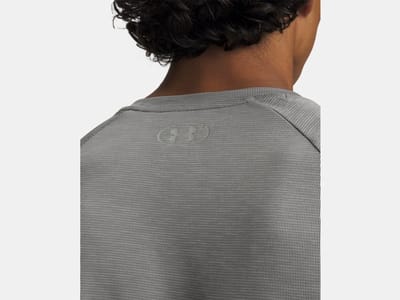 UNDER ARMOUR - ua tech textured ss-grn - Training t-shirt korte mouw heren - Groen