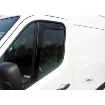 Luchtdeflectoren - J&;J AUTOMOTIVE - Opel Movano 2010-2022 - Getint - Versterkt Acryl - Eenvoudige Installatie