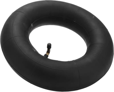Rubberen Binnenband - Reserveband - Tuinonderhoud - Gebogen Klepsteel - 4.10/3.50-6 - Zwart