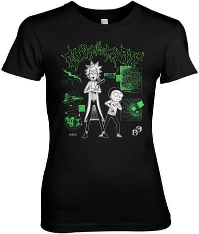 Rick and Morty T-shirt Lab Girly Tee WB-5-RM013-H96-16