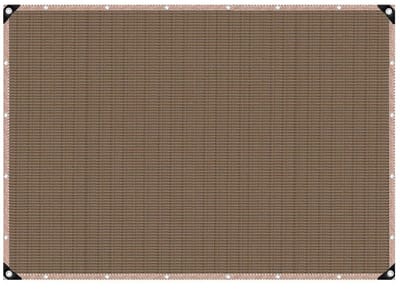 Lilac & Lily Schaduwdoek - Rechthoekig - UV-Beschermend Zonnescherm - 3x4 Schaduwdoek - Weerbestendig - Alle seizoenen - Bruin
