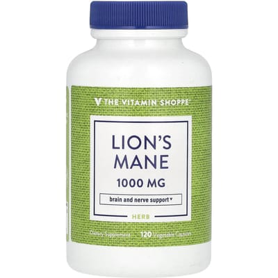 The Vitamin Shoppe, Helicopteranium Paddenstoel, 1.000 mg, 120 Plantaardige Capsules (500 mg per capsule)